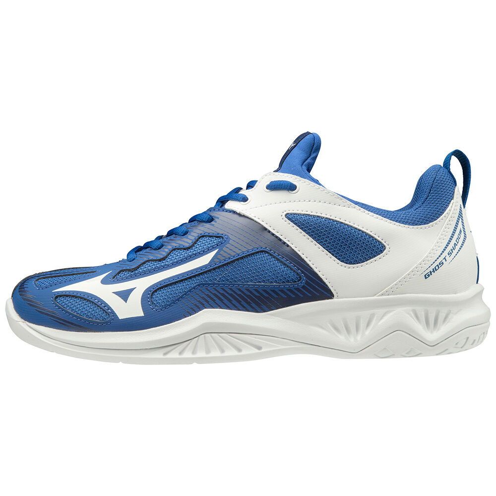 Mizuno Men's Ghost Shadow Handball Shoes Blue/White/Blue (X1GA198006-ZUB)